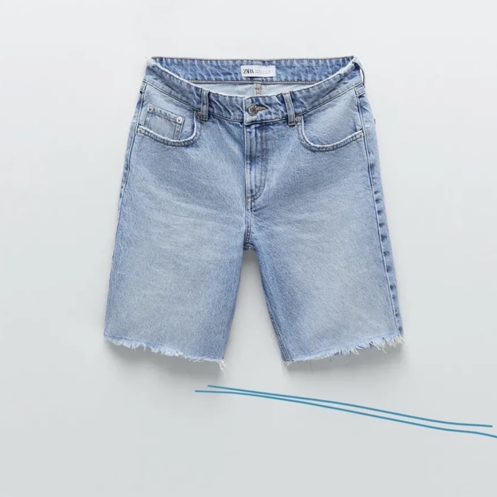 Zara denim shorts, size 36 eur, 04 USA